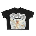 Trendy Men T-Shirt European Fashion Printed Short Sleeve Tee