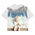 Trendy Men T-Shirt European Fashion Printed Short Sleeve Tee