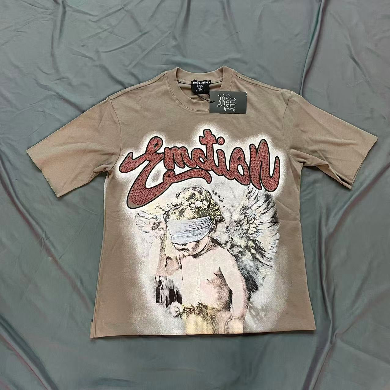 Trendy Men T-Shirt European Fashion Printed Short Sleeve Tee